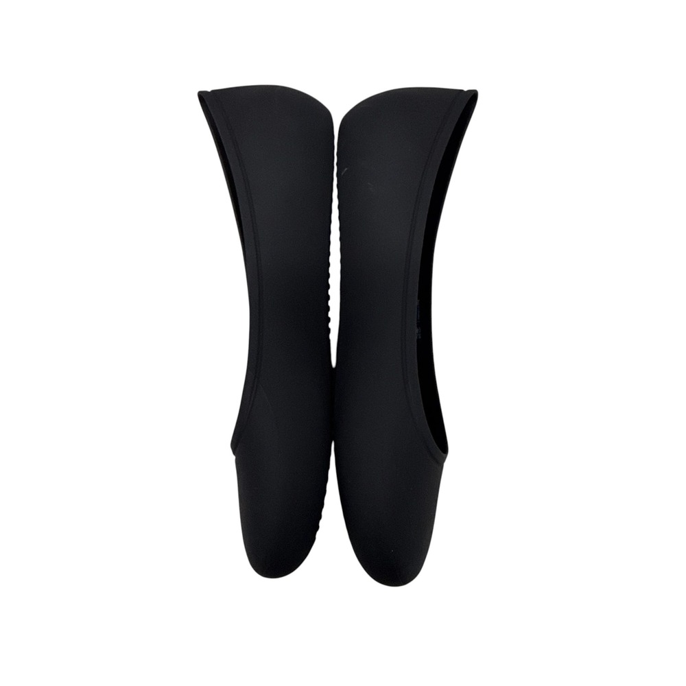 Crocs Brooklyn Black Slip On Ballet Shoes Womens Work Professional Comfort Light - Picture 6 of 9